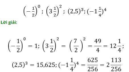 Giải Toán Lớp 7 Trang 14 Tập 1: Lũy Thừa Của Một Số Hữu Tỉ (SBT)