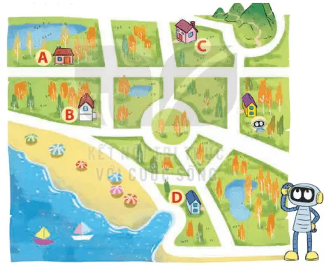 Sơ đồ các ngôi nhà và đường song song