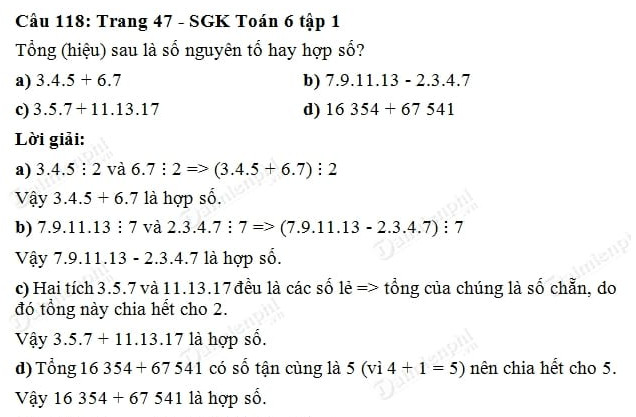 Hướng Dẫn Giải Bài Toán Xác Định Số Nguyên Tố Lớp 6 Nhanh Chóng và Hiệu Quả