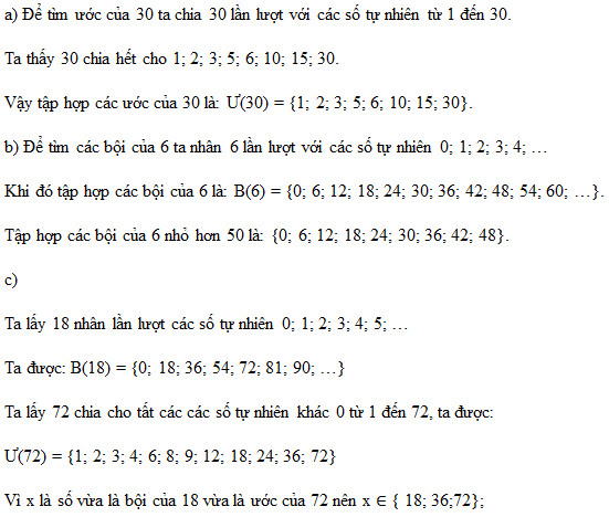 Giải Toán Lớp 6 Trang 30 Tập 1 Chân Trời Sáng Tạo