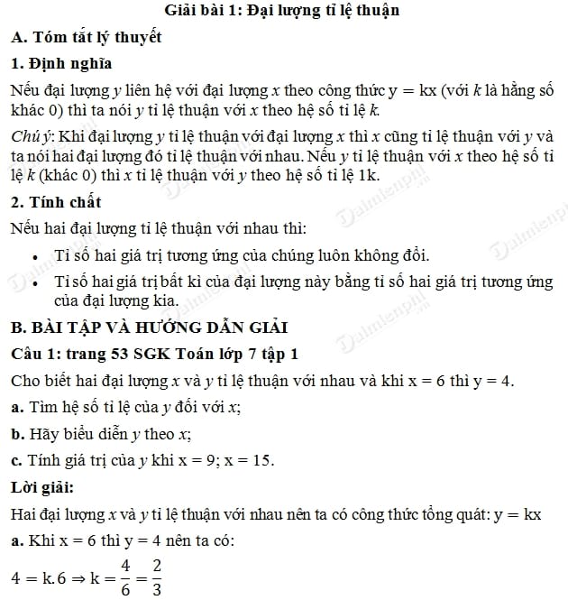 Giải Toán Lớp 7 Bài Đại Lượng Tỉ Lệ Nghịch Sách Cánh Diều Trang 68 Chi Tiết