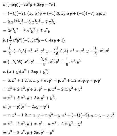 Giải Toán Lớp 8 Trang 22, 23, 24 Sách KNTT Tập 1: Phép Chia Đa Thức Cho Đơn Thức