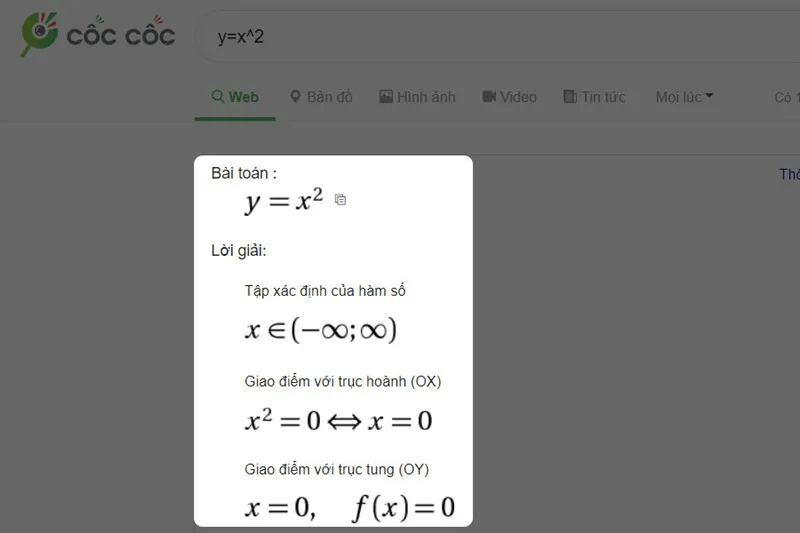 Kết quả bài toán được hiển thị trên màn hình.