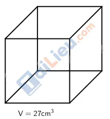 Hình ảnh minh họa cách tìm cạnh hình lập phương từ thể tích