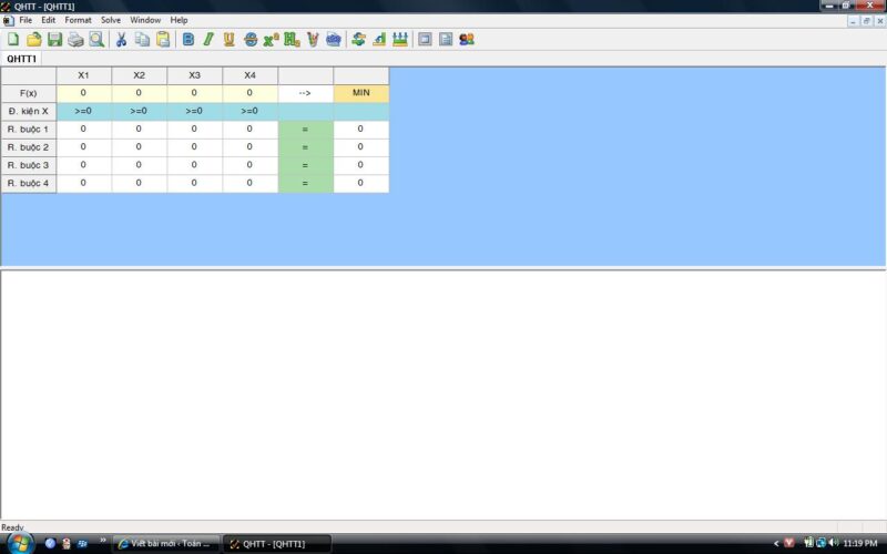 Phần Mềm Giải Bài Toán Quy Hoạch Tuyến Tính: Hướng Dẫn Chi Tiết và Ứng Dụng