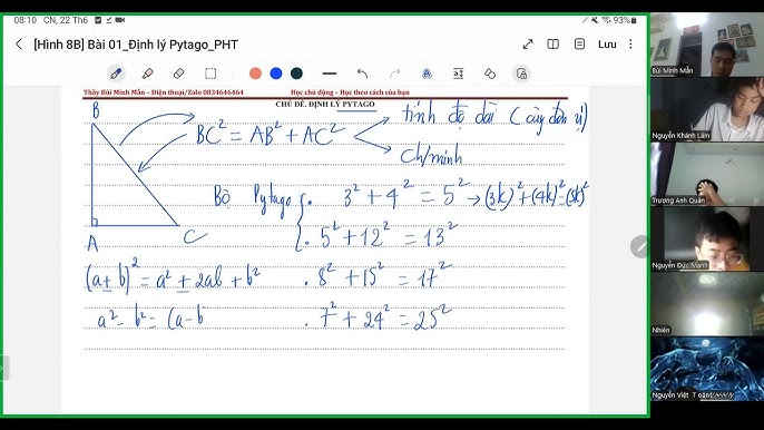 Chuyên Đề: Định Lý Py-ta-go Và Các Bài Toán Ứng Dụng