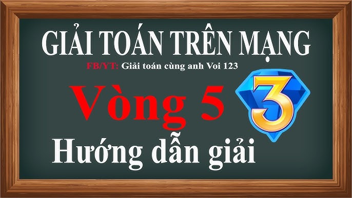 Giải Toán Trên Mạng Lớp 3 Vòng 5