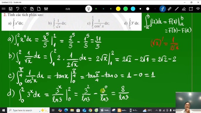 Giải Toán 12 Chân Trời Sáng Tạo Bài 2: Tích Phân (Tập 2)
