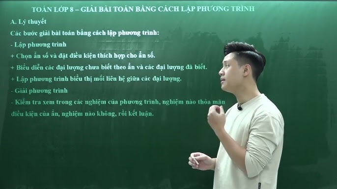 Hướng Dẫn Giải Bài Toán Bằng Cách Lập Phương Trình Lớp 8
