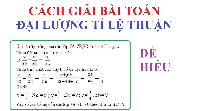 Giải Bài Tập Toán Lớp 7 Bài 1: Đại Lượng Tỉ Lệ Thuận