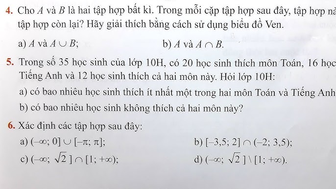 Giải Toán 10 Chân trời sáng tạo Bài 2: Tập hợp