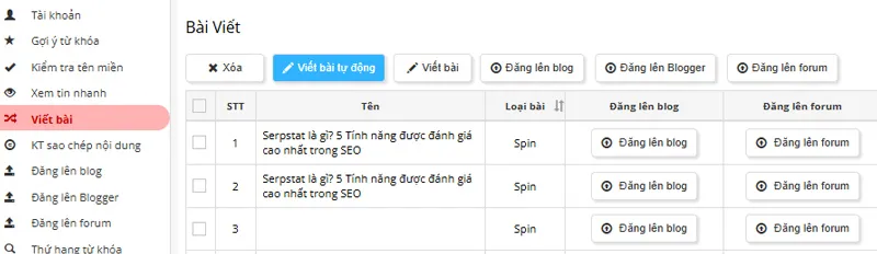 hướng dẫn spin content với SpinEditor