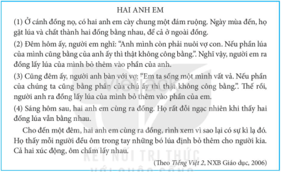 Kể Chuyện Hai Anh Em Lớp 2 Trang 111 Sách Kết Nối Tri Thức: Bài Học Về Tình Thân