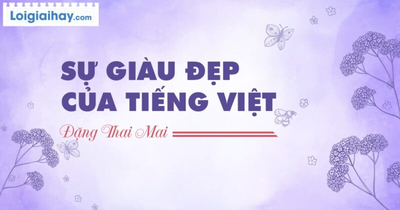 Sự Giàu Đẹp Của Tiếng Việt Lớp 7 (Sách Cánh Diều)
