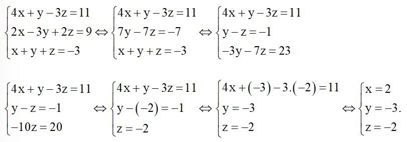 Giải Toán 10 Bài 1 Trang 9, 10 Chuyên Đề Cánh Diều: Hệ Phương Trình Bậc Nhất Ba Ẩn