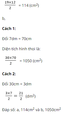 Giải Toán Lớp 4 Trang 143 SGK Tập 2: Ôn Tập Về Hình Thoi