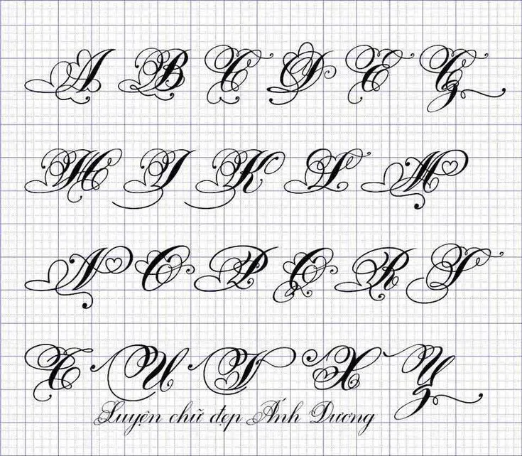 Mẫu chữ hoa sáng tạo 6