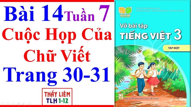 Vở Bài Tập Tiếng Việt Lớp 3 Trang 30: Đọc Hiểu "Ngưỡng Cửa" (Sách Cánh Diều)