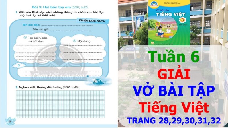 Vở Bài Tập Tiếng Việt Lớp 3 Trang 30: Đọc Hiểu "Ngưỡng Cửa" (Sách Cánh Diều)
