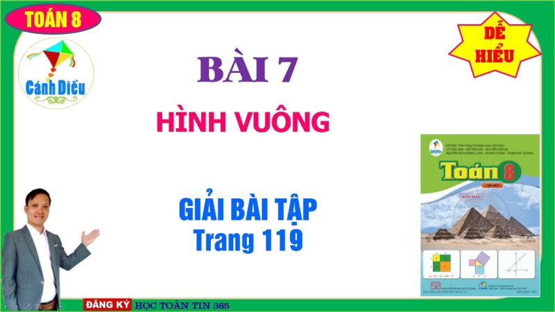 Giải Toán 8 trang 119 Tập 1 Cánh Diều: Chi Tiết, Chuẩn Xác & Dễ Hiểu