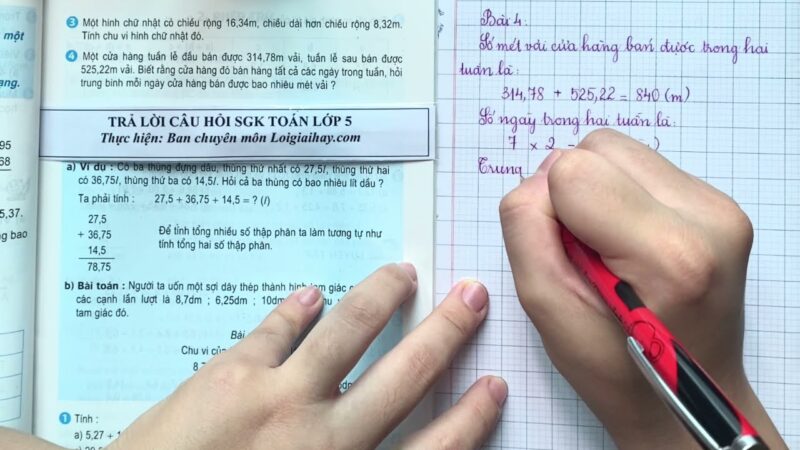 Giải Toán Lớp 5 Trang 50, 51 Luyện Tập Chuẩn Kiến Thức