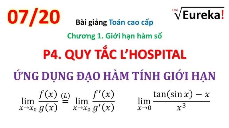 Định Lý L'Hospital: Công Cụ Đắc Lực Để Giải Quyết Các Bài Toán Giới Hạn Vô Định