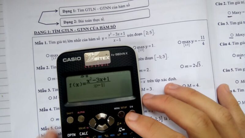 Hướng Dẫn Giải Toán Casio 12 Chi Tiết Với Máy FX-580VNX
