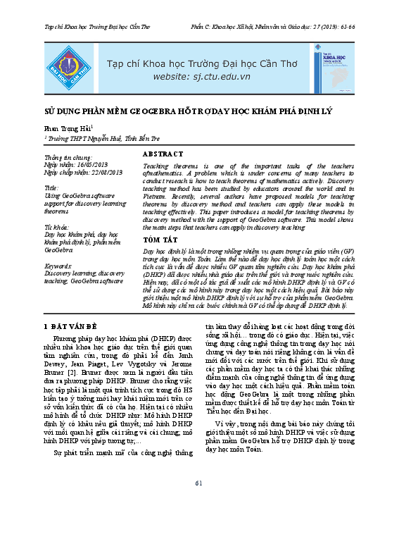 Khám Phá Phần Mềm Geogebra Trong Toán Lớp 10: Hướng Dẫn Thực Hành Và Ứng Dụng