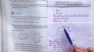 Các Bài Giải Toán Lớp 5 Trang 111 SGK Toán 5 Bình Minh