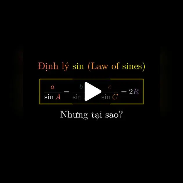 Khám Phá Định Lý Sin, Cos, Tan, Cot: Công Thức Và Ứng Dụng