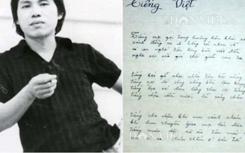 Phân tích bài thơ Tiếng Việt của Lưu Quang Vũ