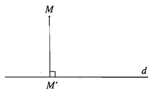 Giải bài tập Toán 11 | Hình chiếu M' của M lên d