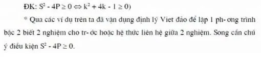 Thiết Lập Phương Trình Bậc 2