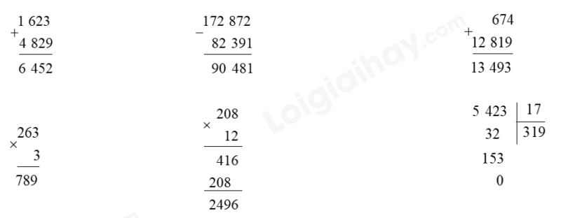Giải Toán lớp 5 trang 9 Kết nối tri thức: Ôn tập các phép tính với số tự nhiên