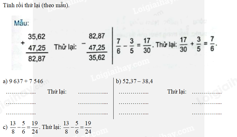 Bài Giải Toán Lớp 5 Trang 10 Sách Kết Nối Tri Thức: Ôn Tập Các Phép Tính Với Số Tự Nhiên