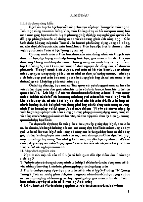 Nâng Cao Chất Lượng Giải Toán Có Lời Văn Khối 5: Một Số Biện Pháp Hiệu Quả