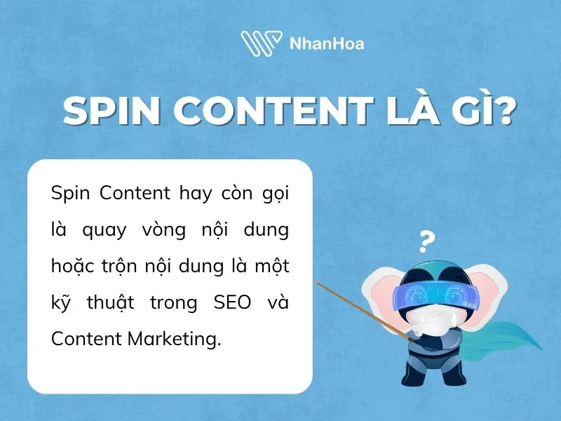 minh họa spin content