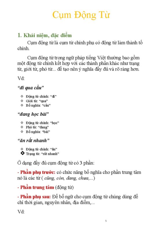 Cụm Từ Trong Tiếng Việt: Cấu Trúc và Chức Năng Ngữ Pháp