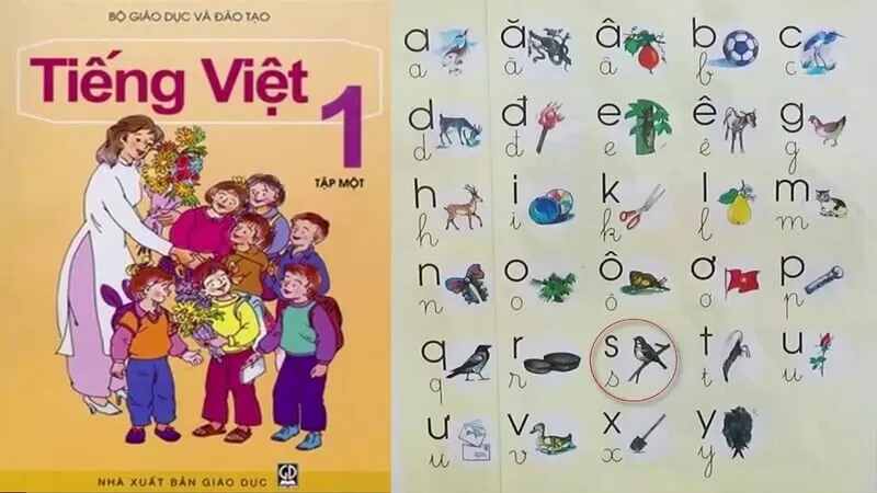 Bé học tiếng Việt lớp 1 có khá nhiều kiến thức mới. (Ảnh: Youtube)