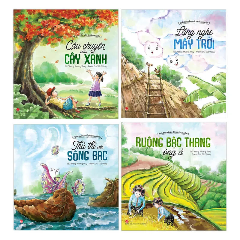 Bộ sách Trò chuyện với thiên nhiên. (Ảnh: Tiki)