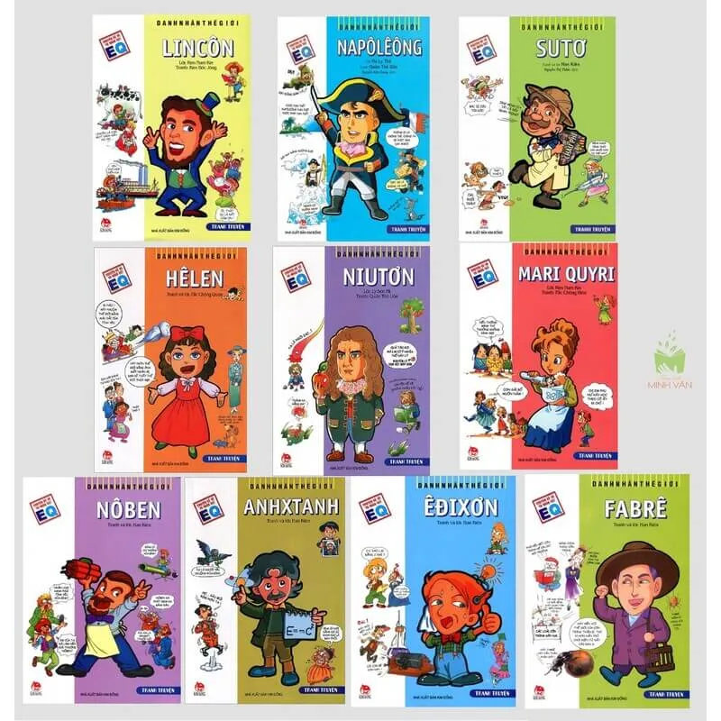 Bộ sách Danh nhân Thế giới (Ảnh: Shopee)