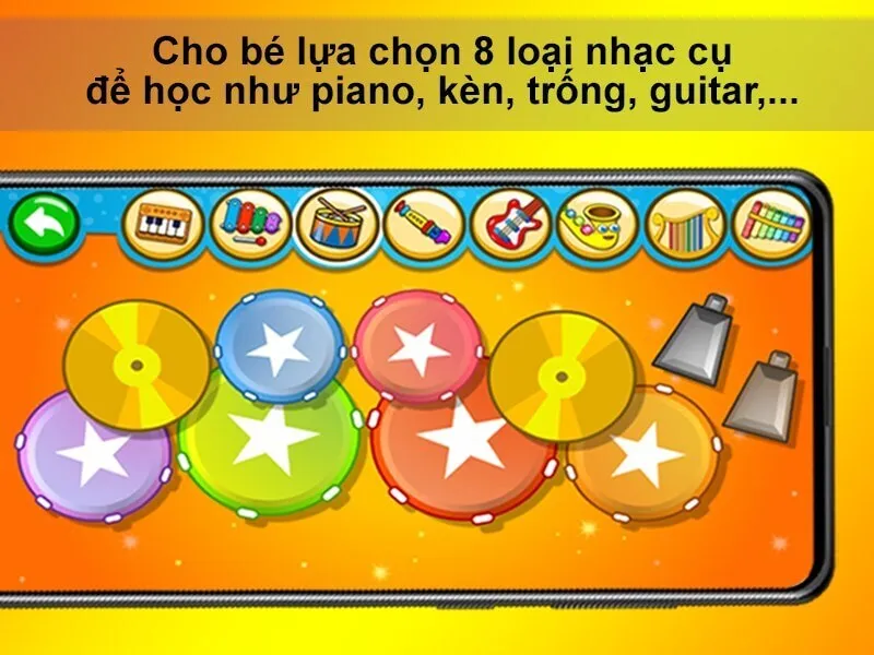 Học chữ cái Tiếng Việt với Piano Kids. (Ảnh: sưu tầm internet)