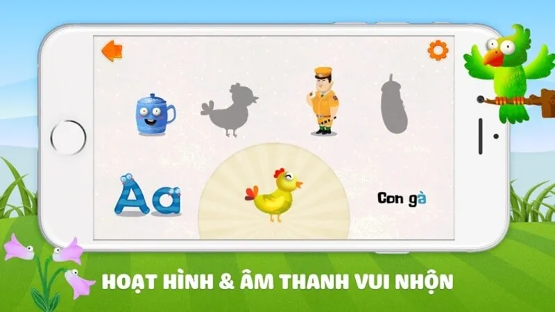 Bé Học Chữ Cái cùng Vkids. (Ảnh: Vkids)