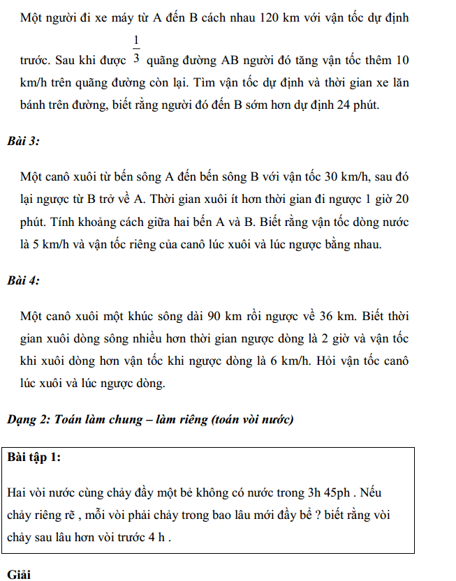 Giải bài toán bằng cách lập hệ phương trình lớp 9: Lý thuyết và bài tập chi tiết