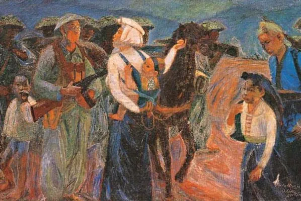 Một bức tranh nổi tiếng của Nguyễn Sáng