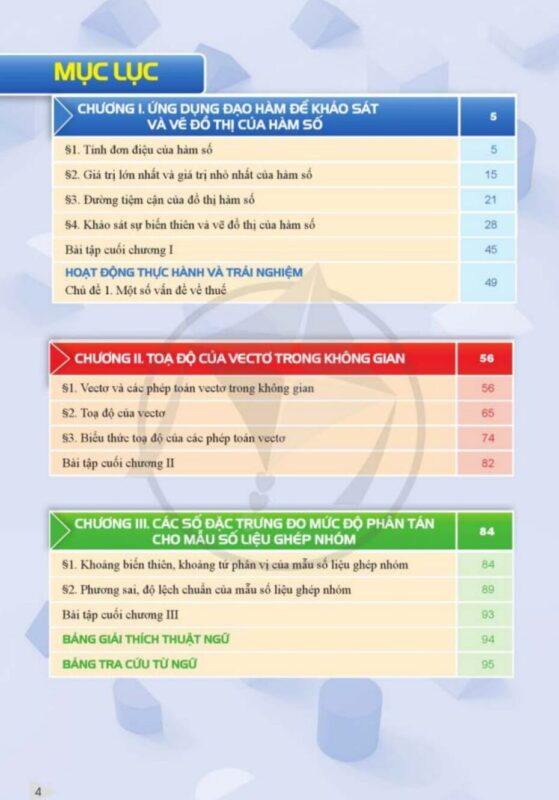 Giải Toán 12 Bài 5 trang 73 Cánh Diều: Tọa độ của Vectơ