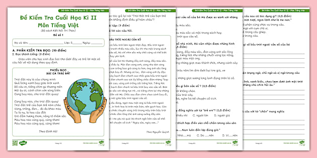 Bộ Đề Thi Học Kỳ 2 Lớp 1 Môn Tiếng Việt Năm 2026: Chuẩn Bị Toàn Diện Cho Học Sinh