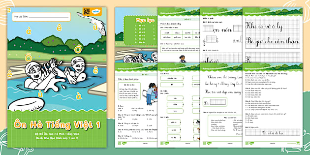 Ôn hè lớp 4 lên lớp 5 môn Tiếng Việt: Tài liệu chuẩn bị kiến thức vững vàng