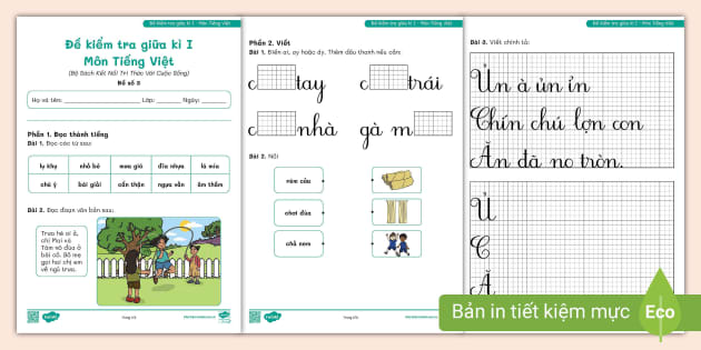 Bộ Đề Thi Giữa Kỳ 1 Lớp 1 Môn Tiếng Việt Sách Kết Nối Tri Thức: Hướng Dẫn Chi Tiết