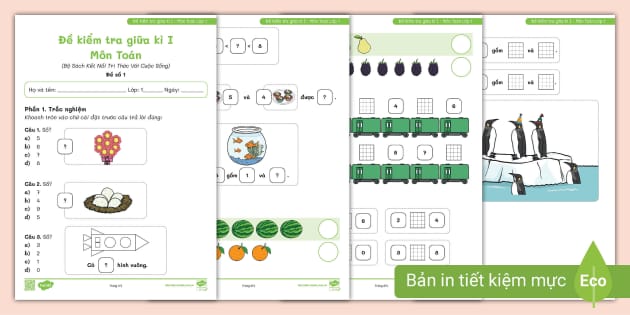Bộ Đề Thi Học Kỳ 2 Lớp 1 Môn Tiếng Việt Chuẩn Cấu Trúc Mới Nhất